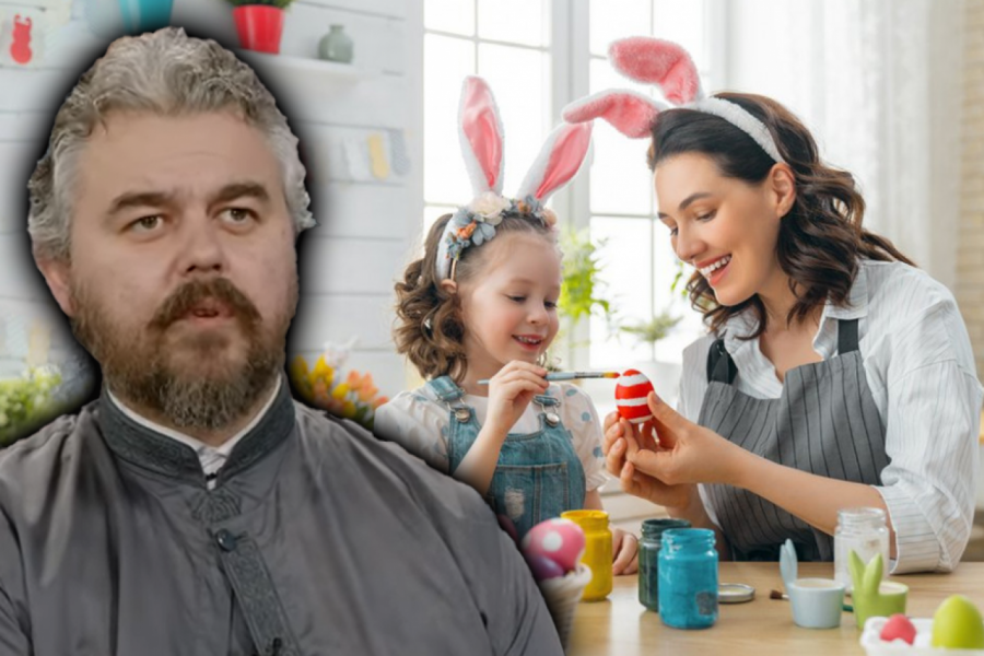 KADA SE FARBAJU VASKRŠNJA JAJA: Sveštenik jednom za svagda rešio dilemu vernika